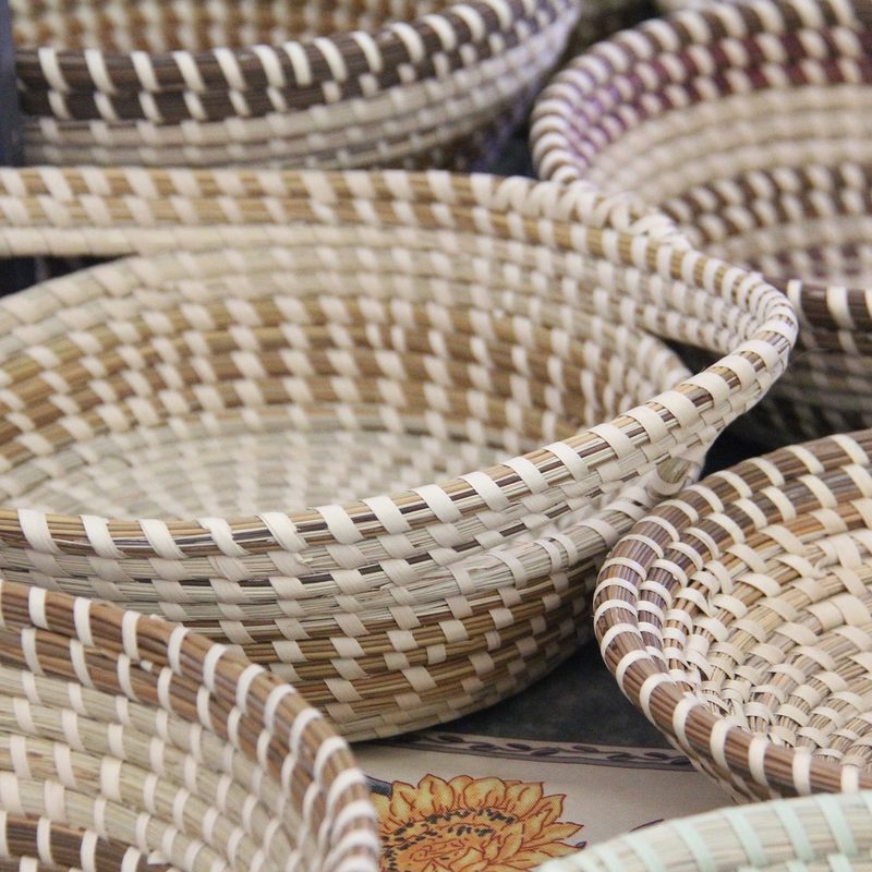 Gullah Geechee sweetgrass baskets