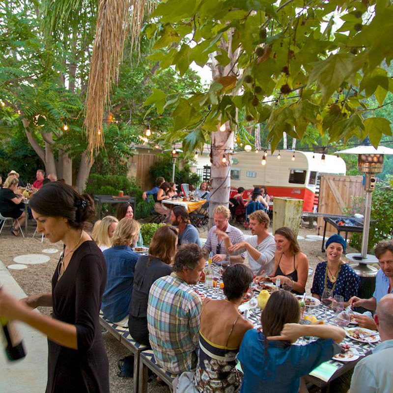 People having wine at Tipple & Ramble
