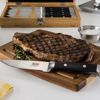 Viking Steakhouse Pakka Wood Steak Knife 7-Piece Set
