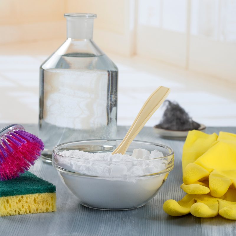 Homemade green cleaning, Eco-friendly natural cleaners with baking soda