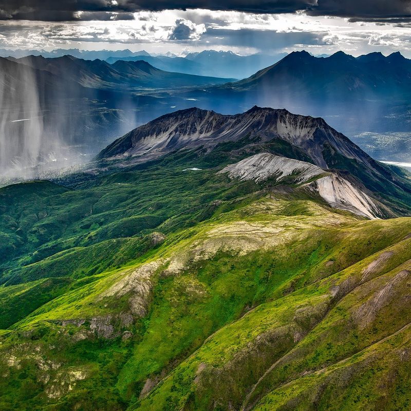 Wrangell Mountains in Alaska