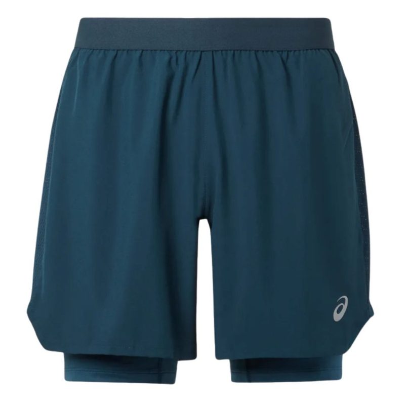 Asics Running Shorts on a white background.