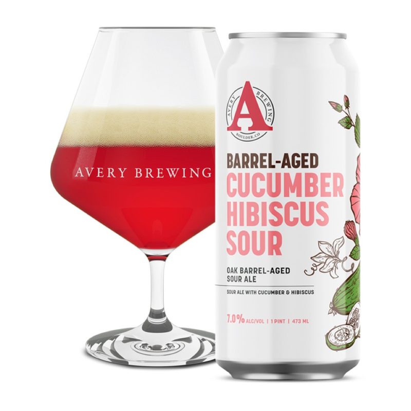 Avery Cucumber Hibiscus Sour Beer