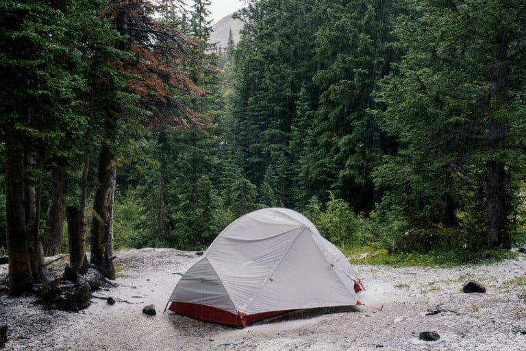 Wet tent