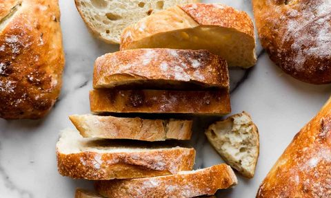Homemade artisan French bread
