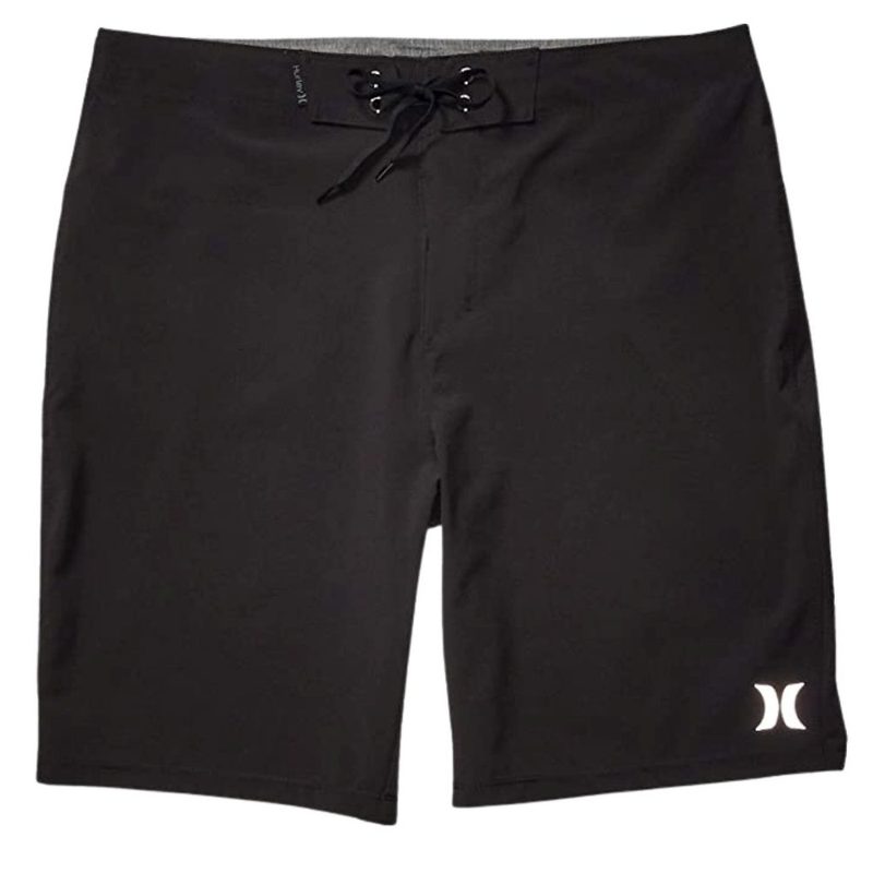 Hurley Boardshort in black color on a white background.