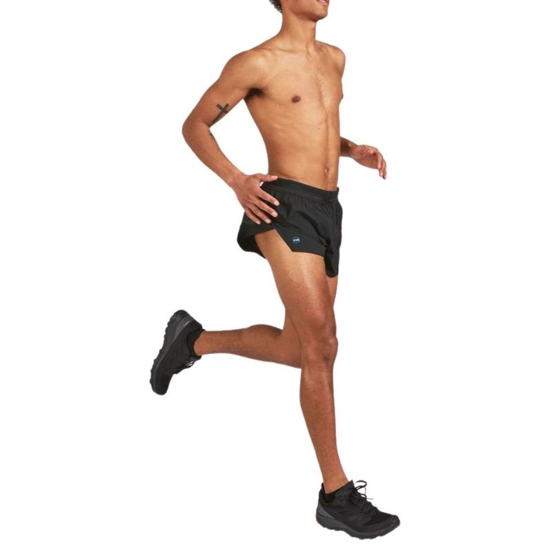 Janji Running Shorts worn by a model.