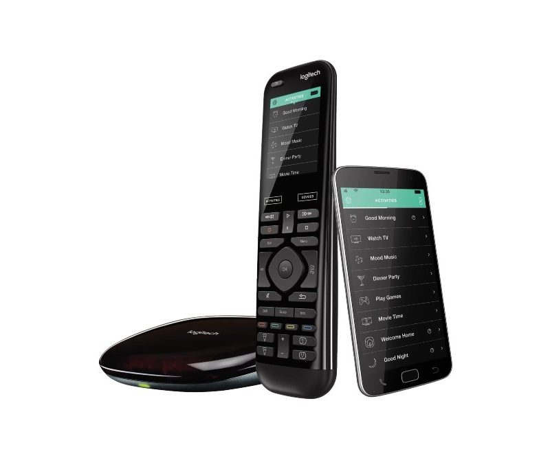 The Logitech Harmony Elite on white background.