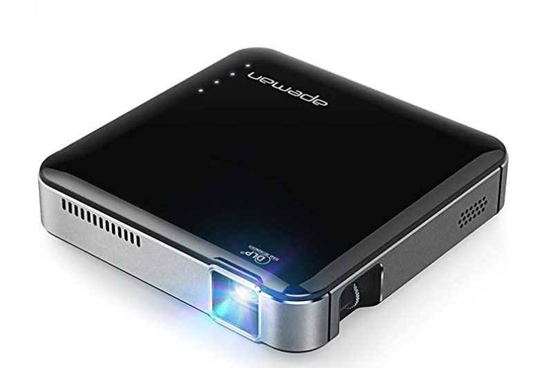 Apeman M4 Mini Portable Projector on a white background.