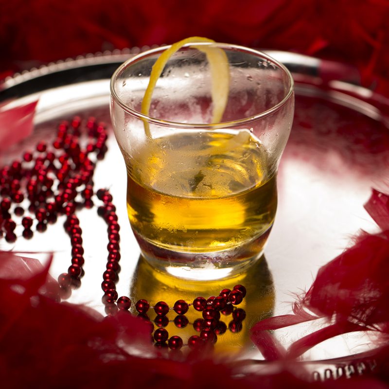 Sazerac (with the red feather boa) is the official cocktail of New Orleans for summer drinks