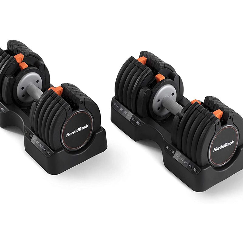 NordicTrack 55 lb. Select-a-Weight Dumbbell Pair