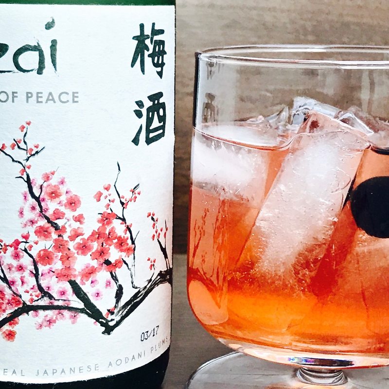 Plum Sour Sake Cocktail