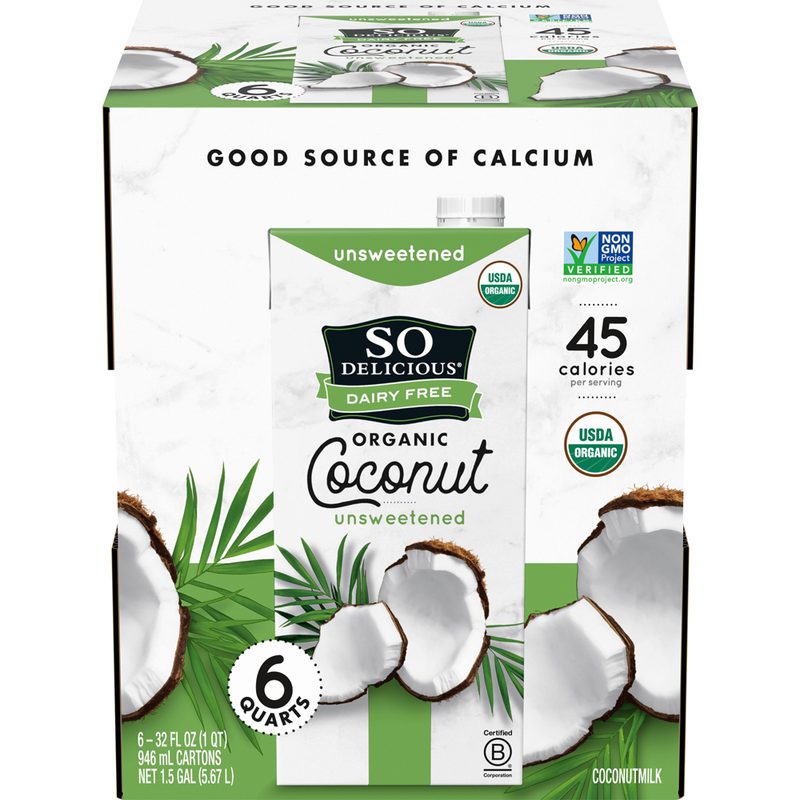 So Delicious unsweetened coconut milk