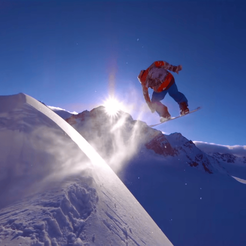 Snowboard jump