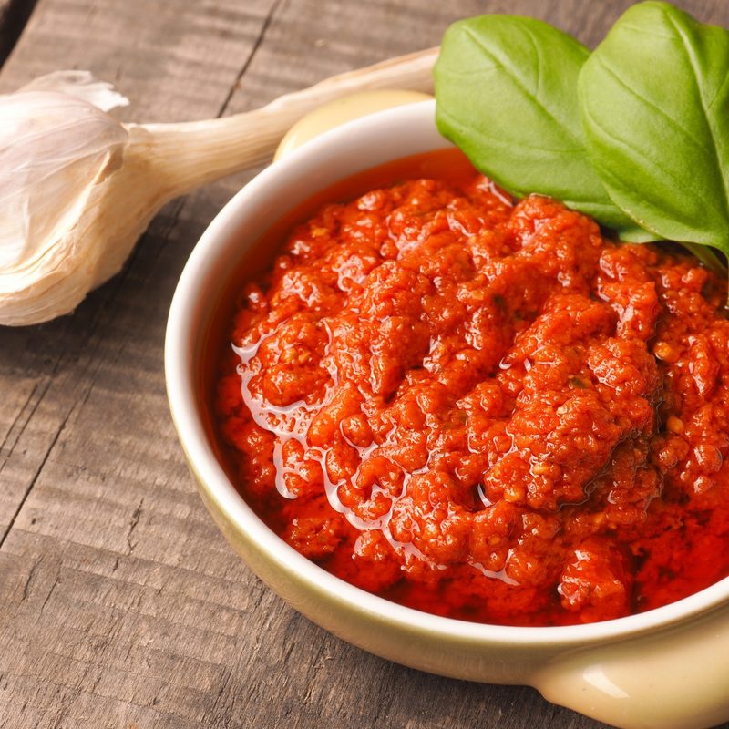 Tomato sauce In a bowl