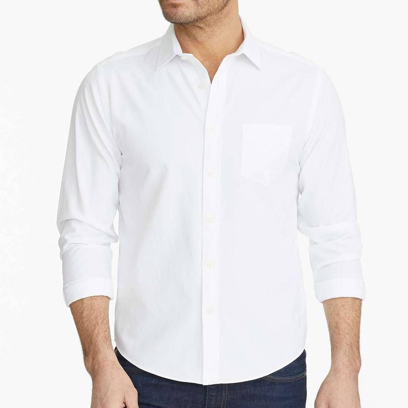 UNTUCKit Fironde wrinkle-free performance solid white