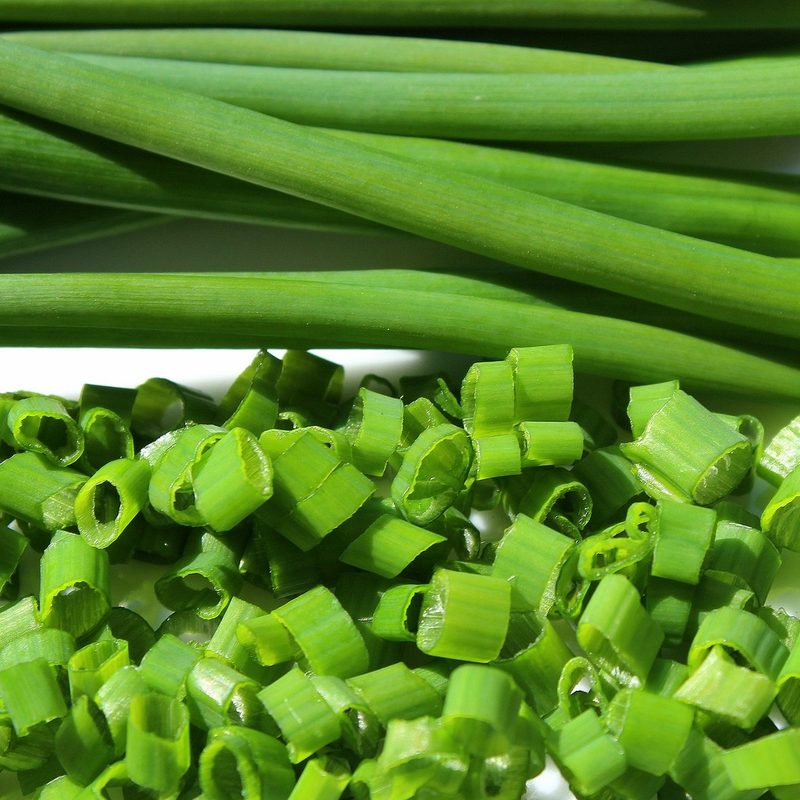Chives and scallions