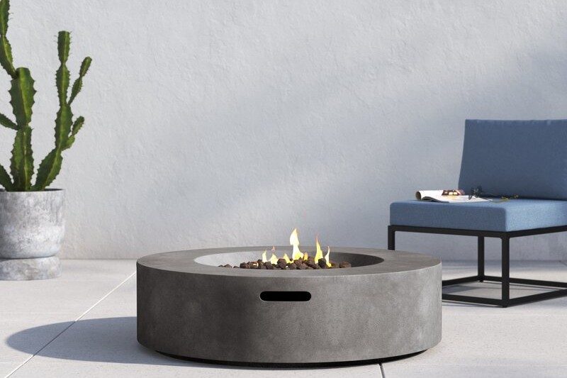 concrete fire pit