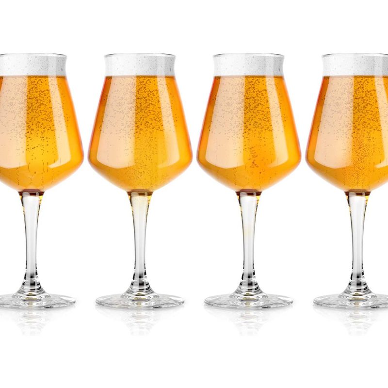 Four Du Vino Teku Beer Glasses.