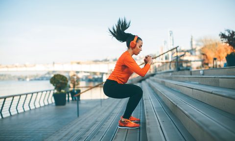 calorie burning short workout exercise stairs  1