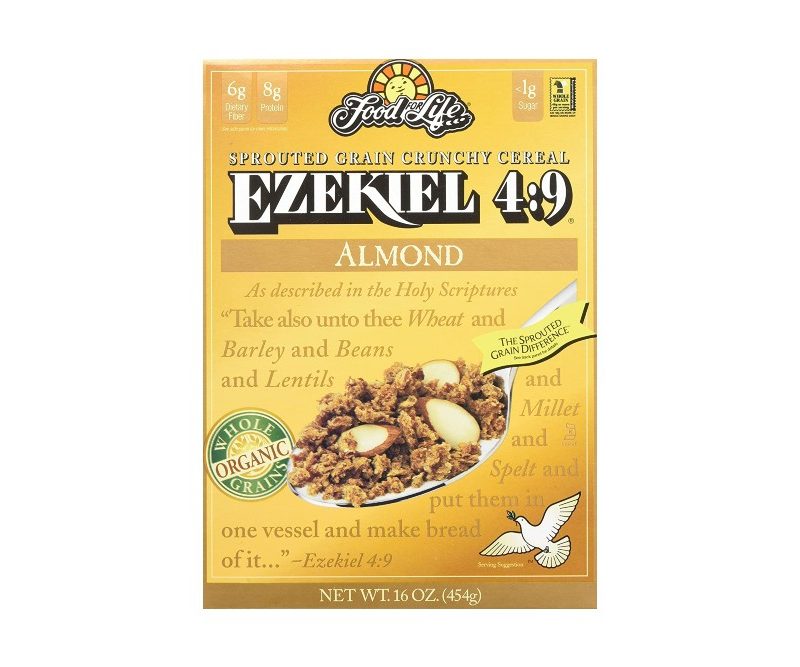Ezekiel 4:9 Sprouted Whole Grain Cereal, Almond