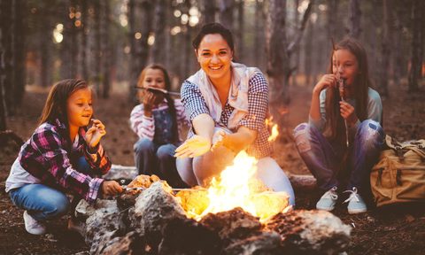 tent or hammock camping ideas family
