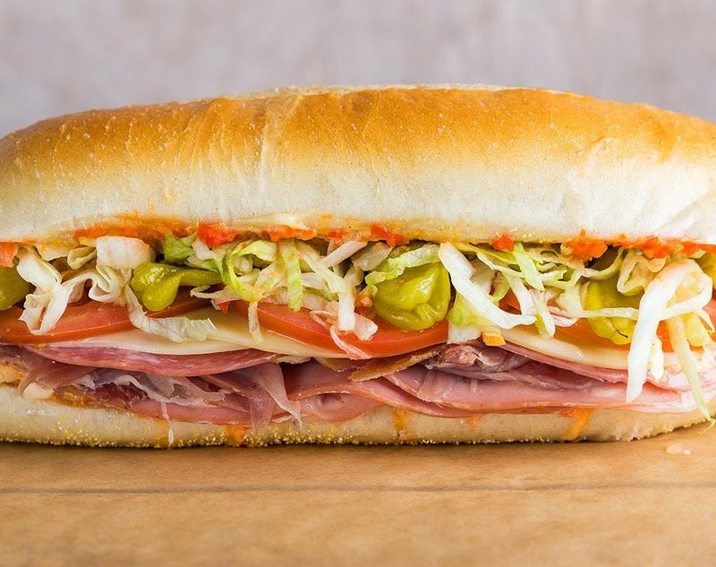 Classic Italian sub sandwich