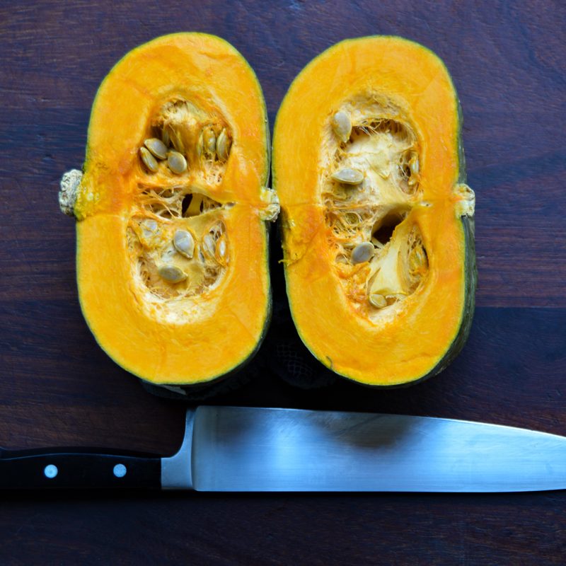 Sliced acorn squash