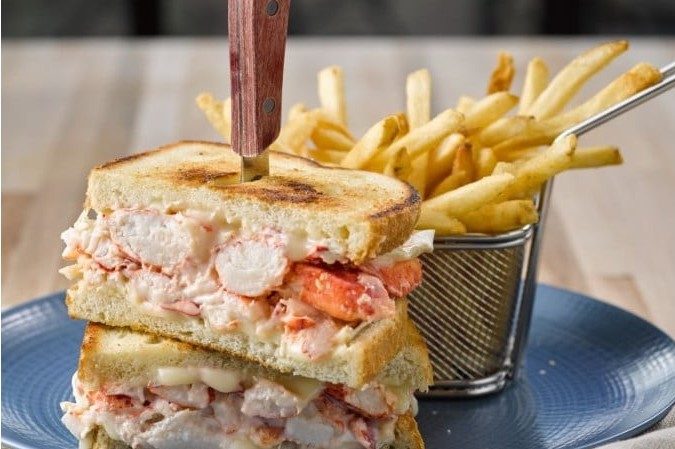 Florida lobster grilled cheese