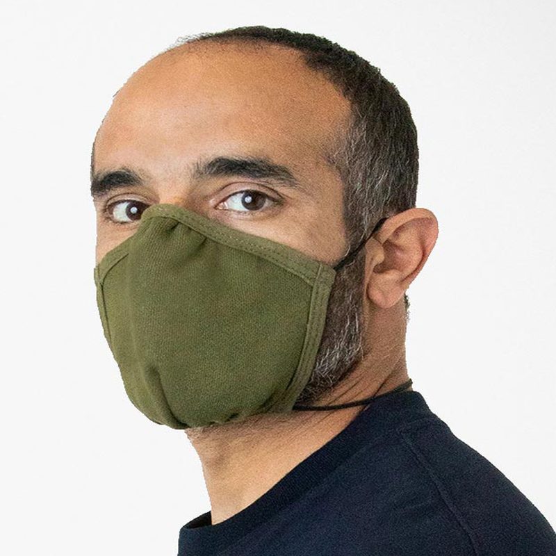 This pack-of three-cotton face covers features an adjustable nose and DIY straps to best fit your face.