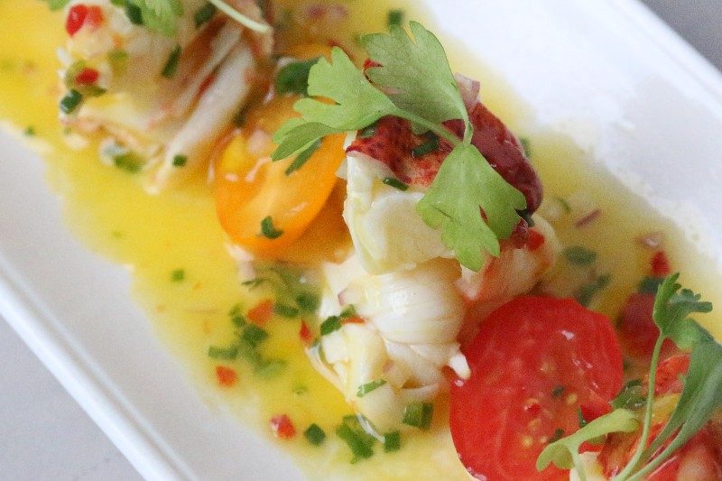 Maine lobster ceviche