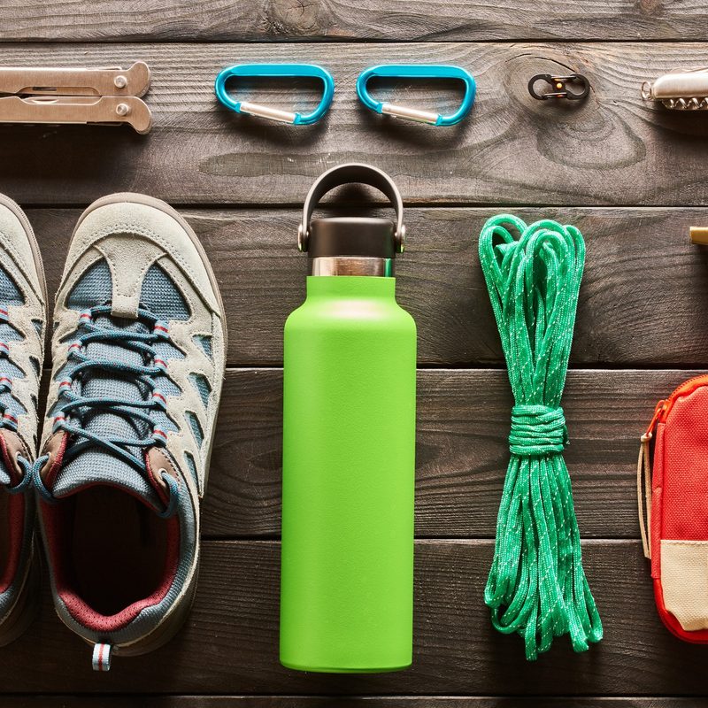 Mountain running gear.