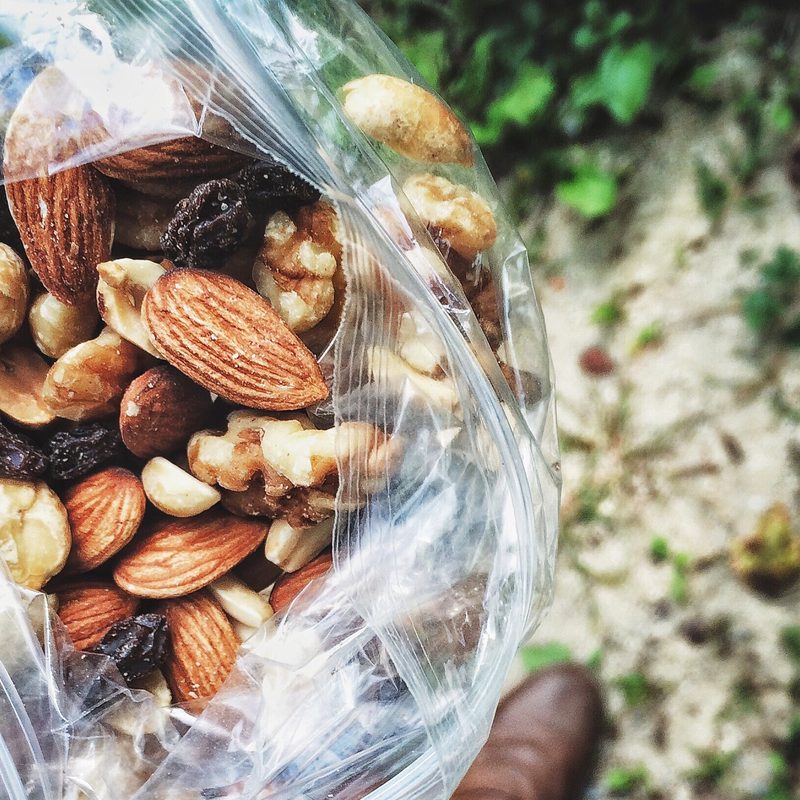 Package of nuts.