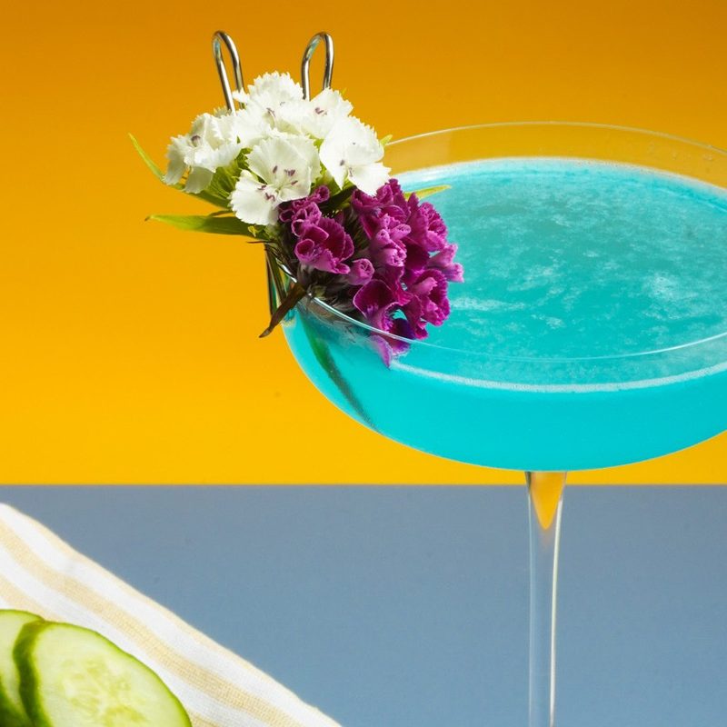 Once in a Blue Moon Cocktail.