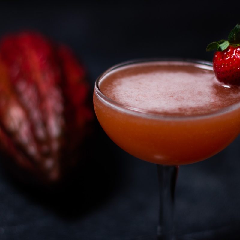 Strawberry Bramble Cocktail