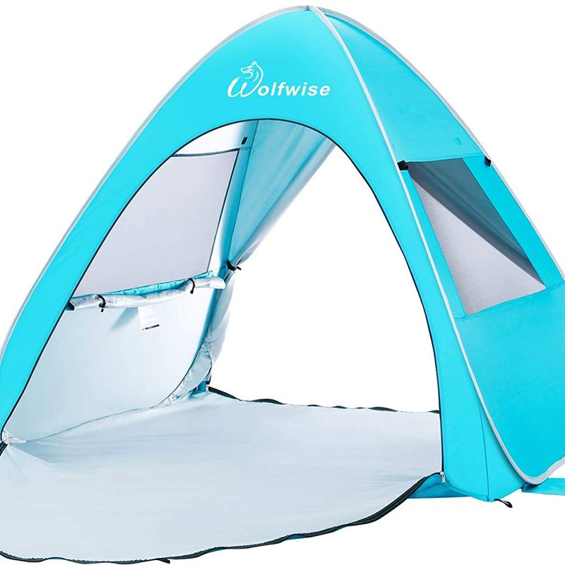 WolfWise Easy Pop-Up Beach Tent Sun Shelter