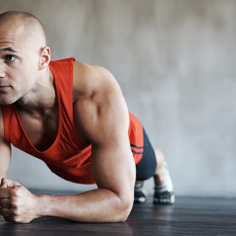 Persevering when his body says no
