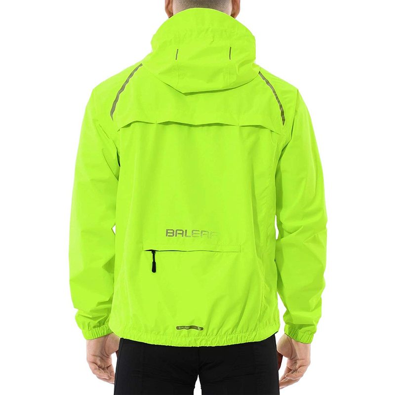 Baleaf Men's Jacket in bright green.