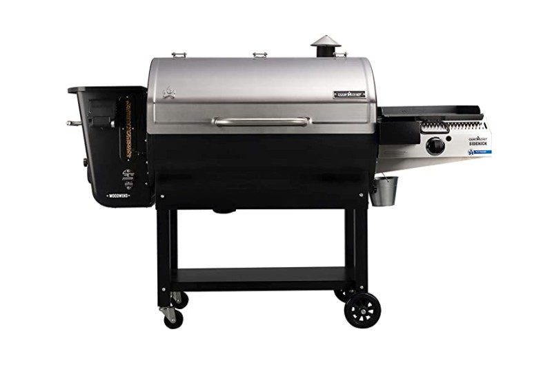Camp Chef 36-Inch Wi-Fi Woodwind Pellet Grill and Smoker with Sidekick.
