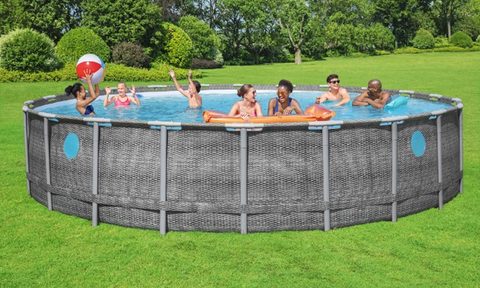 Coleman Swim Vista II Round Swimming Pool Set