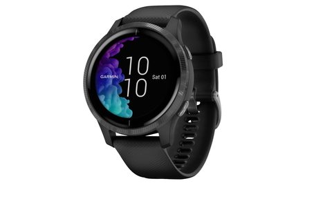Garmin Venu Fitness Smartwatch for Men with side view.