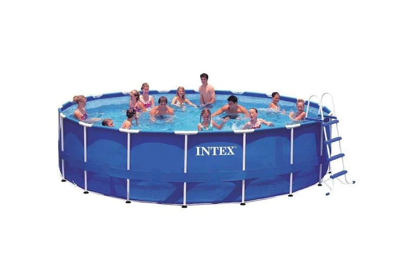 Intex above ground swimming pool