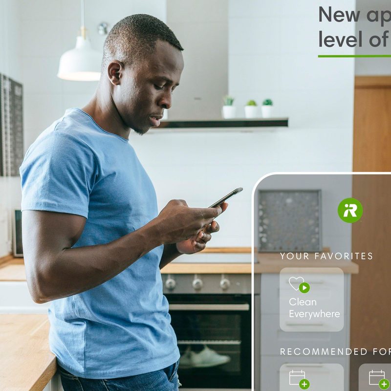 iRobot Roomba Robot Vacuum mobile app UI