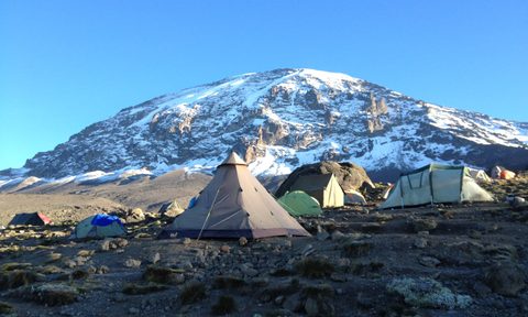 Tents at the Karanga Camp.