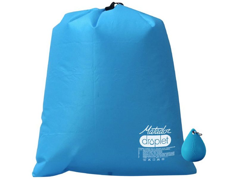 Blue Matador Droplet Dry Bag on a white background.