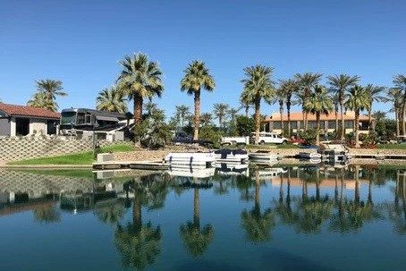 Waterfront Dock and Lots at Motorcoach Country Club