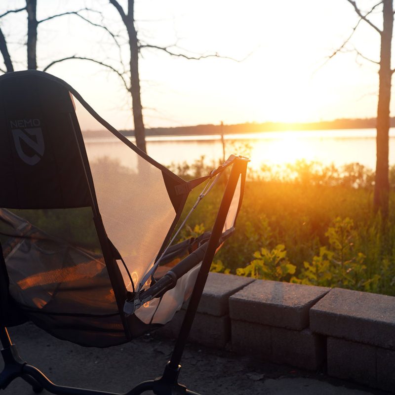 Sunset at Birch Cove Campground in Oklahoma