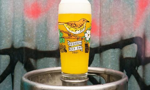 Two Tides beer glass