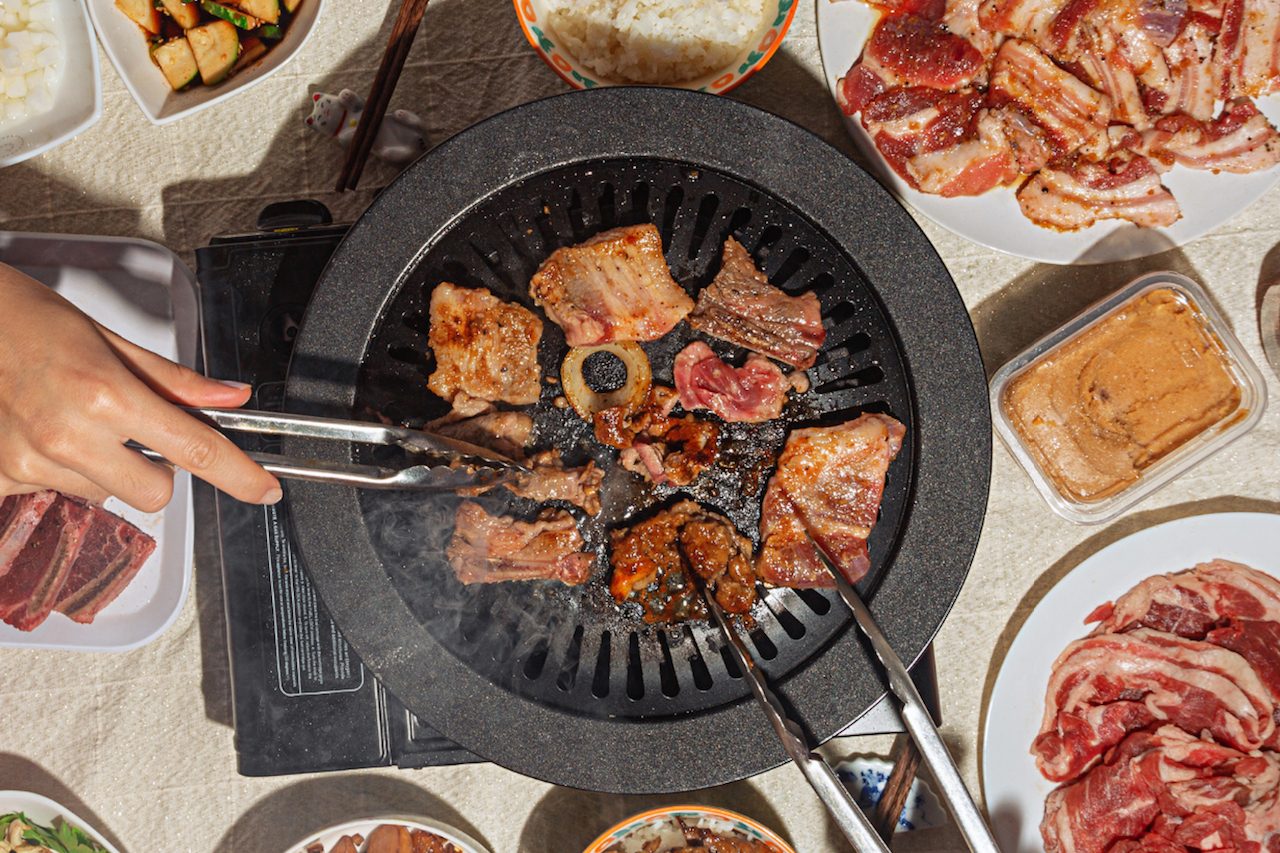 yakiniku on grill