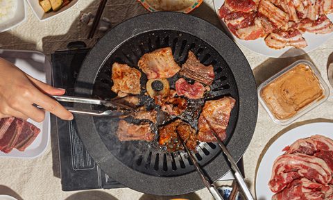 yakiniku on grill